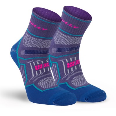 HILLY TWIN SKIN ANKLET SOCK MEDIUM GRAPE/BLUE