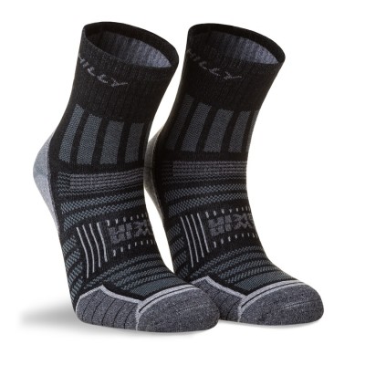  HILLY TWIN SKIN ANKLET SOCK MINIMUM BLACK