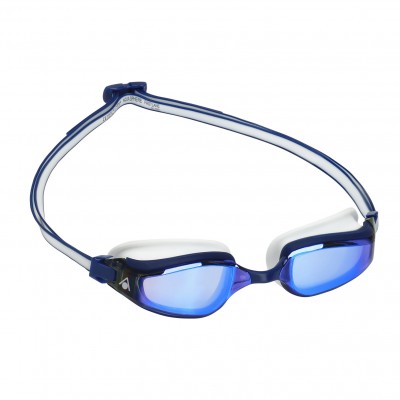 AQUASPHERE FASTLANE GOGGLES BLUE WHITE MIRROR (0191790 )