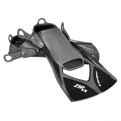 AQUASPHERE TRAINING FIN ZIP VX BLACK / GREY