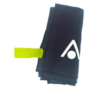 AQUASPHERE MICRO TOWEL  BLACK WHITE