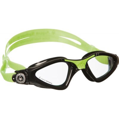 AQUASPHERE KAYENNE GOGGLES JUNIOR - BLACK/LIME (197160)