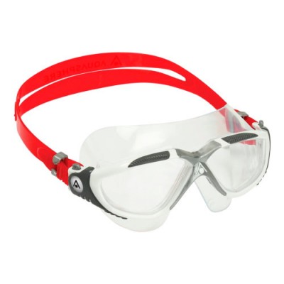 AQUASPHERE VISTA  MASK RED / WHITE CLEAR LENS (197.670)