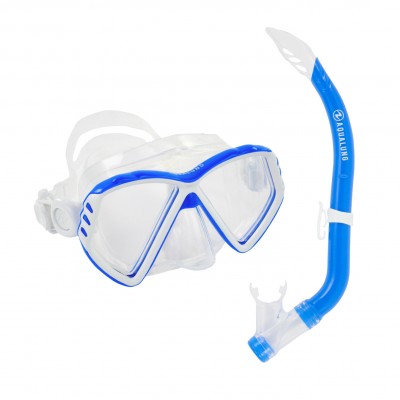 2024 AQUASPHERE CUB COMBO SN MASK & SNORKEL JNR TRAN / BLUE