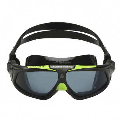 2024 AQUASPHERE SEAL 2.0 A LIGHT BLK/GREEN/LENS DARK(197950)