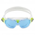 2024 AQUASPHERE SEAL KID 2 TRANS/LIME/ LENSES BLUE (197880)