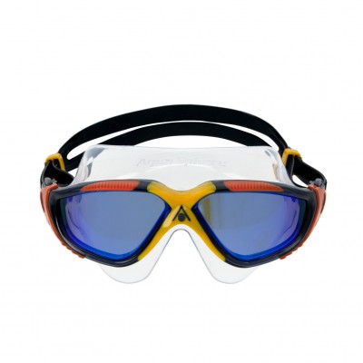 2024 AQUASPHERE VISTA D.GREY/ORANGE LENSES MIRROR BLUE