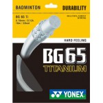 YONEX RACKET STRING BG-65 TITANIUM 10 METRE ROLL YONEX RACKET STRING BG-65 TITANIUM 10 METRE ROLL