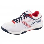 YONEX MENS BADMINTON SHOE STRIDER FLOW WHITE/RED