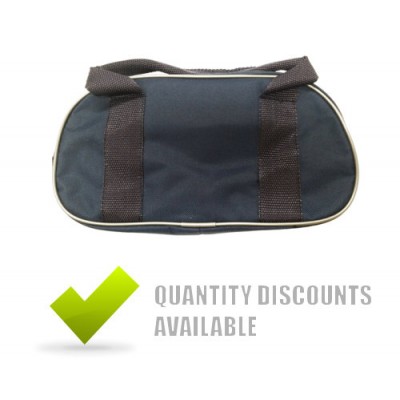 NYLON 2 BOWL BAG + ZIP- NAVY