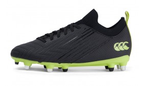 CANTERBURY SPEED 3.0 PRO SG RUGBY BOOT BLACK/LIME