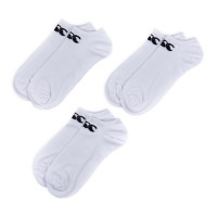 CANTERBURY 3PK TRAINER LINER SOCK WHITE/BLACK