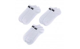 CANTERBURY 3PK TRAINER LINER SOCK WHITE/BLACK