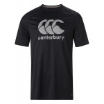 CANTERBURY VAPODRI LARGE LOGO T-SHIRT BLACK