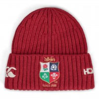 CCC BRITISH LIONS FLEECE BEANIE- RED