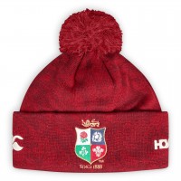 CCC BRITISH LIONS BOBBLE HAT - RED