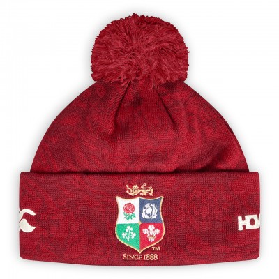 CCC BRITISH LIONS BOBBLE HAT - RED