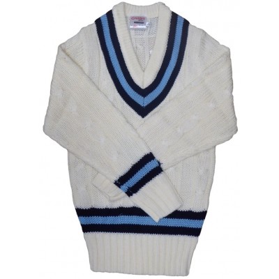 CRICKET SWEATER NAVY/SKY