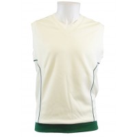 FLEECE SLIPOVER TRIM GREEN