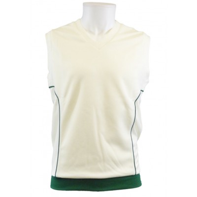 FLEECE SLIPOVER TRIM GREEN