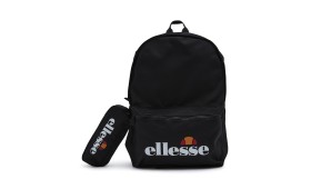 ELLESSE RALFA BACKPACK & PENCIL CASE- BLACK