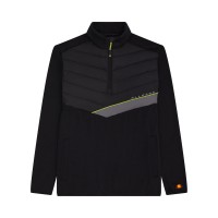 ELLESSE (SS24) MENS GUEZA HALF ZIP TOP BLACK