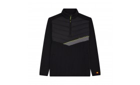 ELLESSE (SS24) MENS GUEZA HALF ZIP TOP BLACK