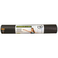 FITNESS MAD WARRIOR II YOGA MAT - GRAPHITE 4mm
