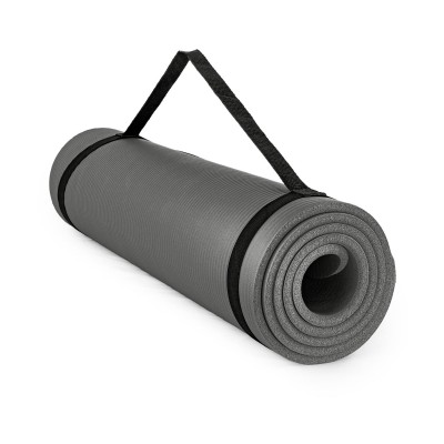 ZZ FITNESS MAD STRETCH FITNESS MAT - 10MM GREY