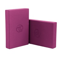 FITNESS MAD YOGA BLOCK BURGUNDY FITNESS MAD YOGA BLOCK BURGUNDY