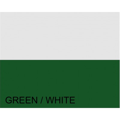 GREEN/WHITE CORNER POST FLAGS