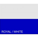 ROYAL/WHITE CORNER POST FLAGS