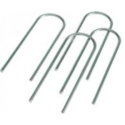 FOOTBALL GROUND ANCHOR U METAL  (SET OF 4)