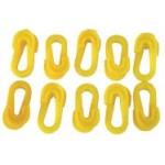 YELLOW  GOAL NET FAST CLIPS