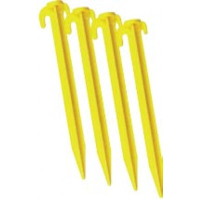 PLASTIC GROUND PEGS - (PACKET OF 10)