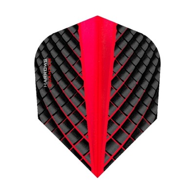 HARROWS DART FLIGHTS QUANTUM RED STYLE NO. 3