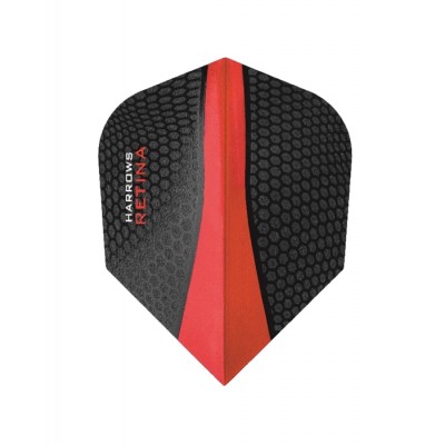 HARROWS DART FLIGHTS DIMPLEX RETINA RED STYLE NO.21