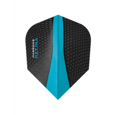 HARROWS DART FLIGHTS DIMPLEX RETINA BLUE STYLE NO.22