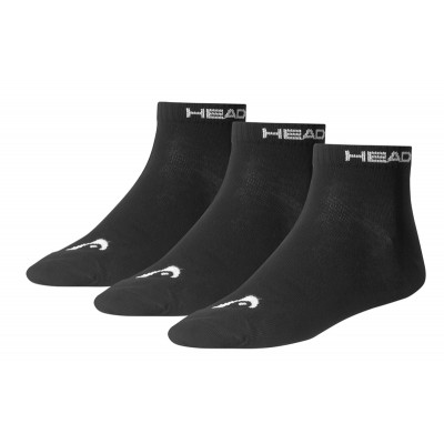 HEAD QUARTER (3 PAIR) PACK SOCKS - BLACK