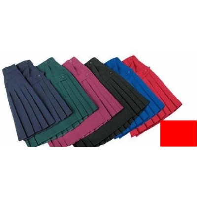 HOCKEY SKIRT/BUTTON RED