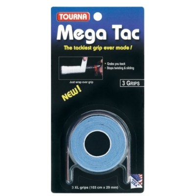 TOURNA MEGA TAC BLUE 3 GRIP ROLL