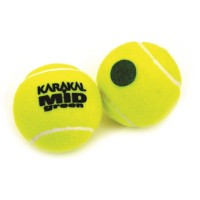 KARAKAL LOW COMP TENNIS BALLS DOT-MID GREEN-DOT