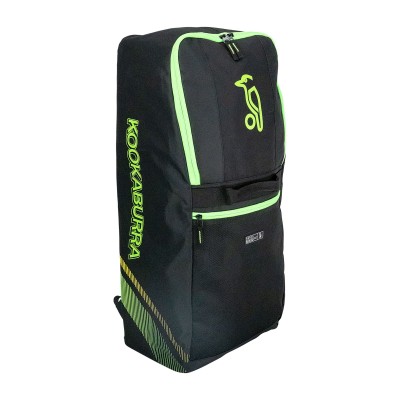 2025 KOOKABURRA CRICKET BAG DUFFLE D6500 BLACK/NEON GREEN