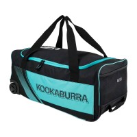 2025 KOOKABURRA CRICKET BAG 9500 WHEELIE BLACK/TEAL