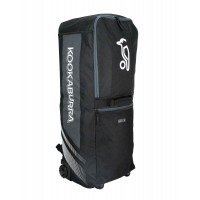 2025 KOOKABURRA CRICKET BAG WD4000 WHEELIE DUFFLE BLACK/GREY