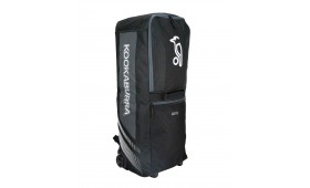 2025 KOOKABURRA CRICKET BAG WD4000 WHEELIE DUFFLE BLACK/GREY