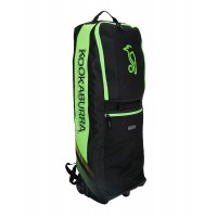 2025 KOOKABURRA CRICKET BAG WD5000 WHEELIE DUFFLE BLACK/NEON