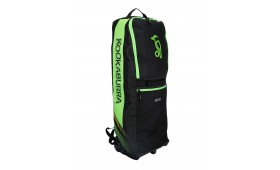 2025 KOOKABURRA CRICKET BAG WD5000 WHEELIE DUFFLE BLACK/NEON