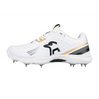 2025 KOOKABURRA KC 3.0 SPIKE CRICKET SHOE GOLD/BLACK