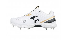 2025 KOOKABURRA KC 3.0 SPIKE CRICKET SHOE GOLD/BLACK